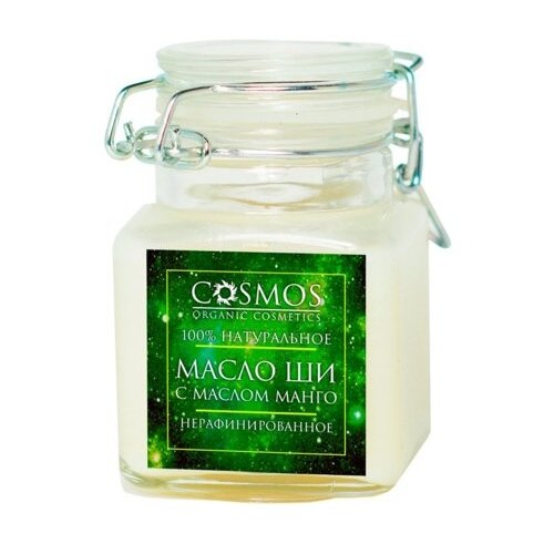 Купить Масло для тела Cosmos organic cosmetics Ши с маслом манго нерафинированное, 100 мл