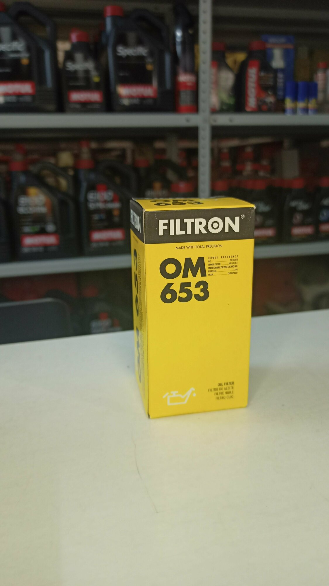 Масляный фильтр FILTRON OM 653