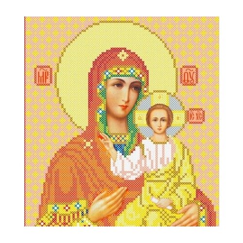 Рисунок-схема на ткани Икона Божией Матери Смоленская