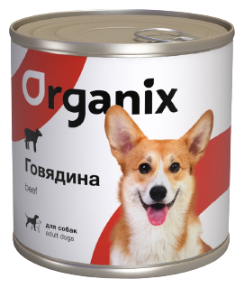 Консервы Organix для собак c говядиной 750г 18073