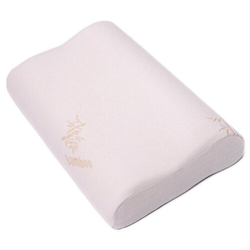 фото Подушка анатомическая с эффектом "памяти" асветида bamboo 40х60x12/10 (волна)