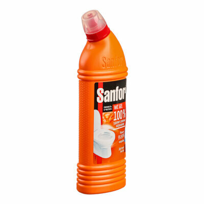 Очиститель унитаза SANFOR WC Super Power 0,75 л - фотография № 13