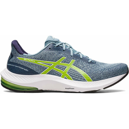 Кроссовки ASICS GEL-PULSE 14, размер 8 US, серый, синий кроссовки asics gel pulse 14 беговые размер 11 us синий