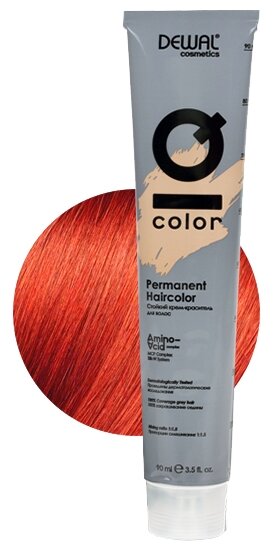 ORANGE Краситель перманентный IQ COLOR, 90 мл DEWAL Cosmetics MR-DCORANGE