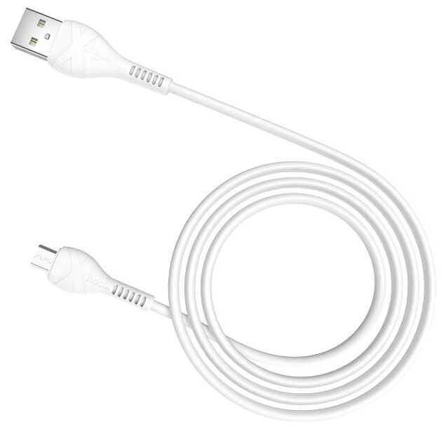 Кабель Hoco X37 Cool power USB - microUSB 1 м белый фото 4