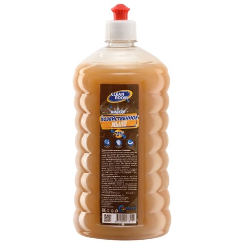 Хозяйственное жидкое мыло Clean Room, 1 л