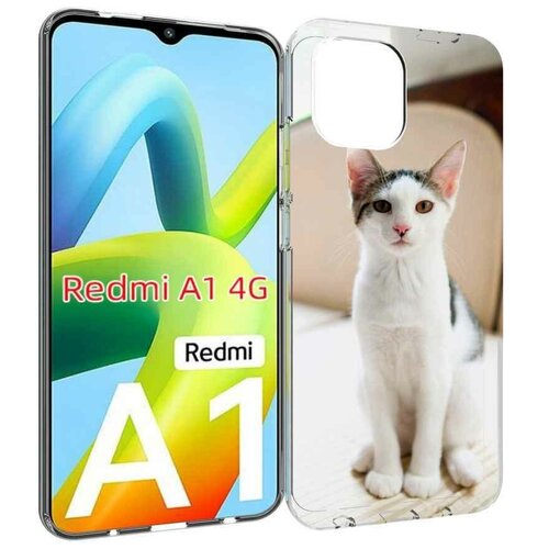 Чехол MyPads порода кошка эгейская для Xiaomi Redmi A1 задняя-панель-накладка-бампер чехол mypads порода кошка бирман для xiaomi redmi a1 задняя панель накладка бампер