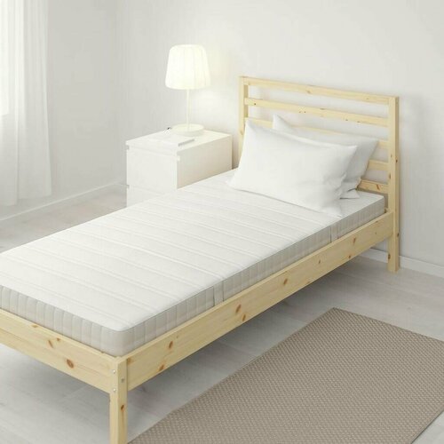 Деревянная кровать TARVA тарва IKEA 90х200 с реечным дном односпальная