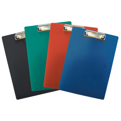 фото Berlingo планшет с зажимом, пластик разноцветный