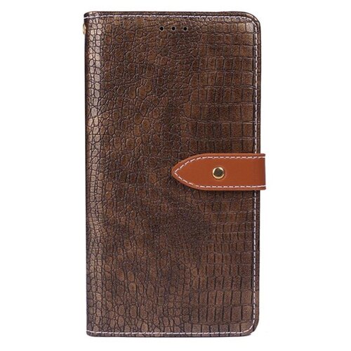 фото Чехол-книжка mypads для iphone 6 plus/ 6s plus 5.5 (айфон 6/6с+ плюс) с фактурной прошивкой рельефа кожи крокодила с застежкой и визитницей золотой