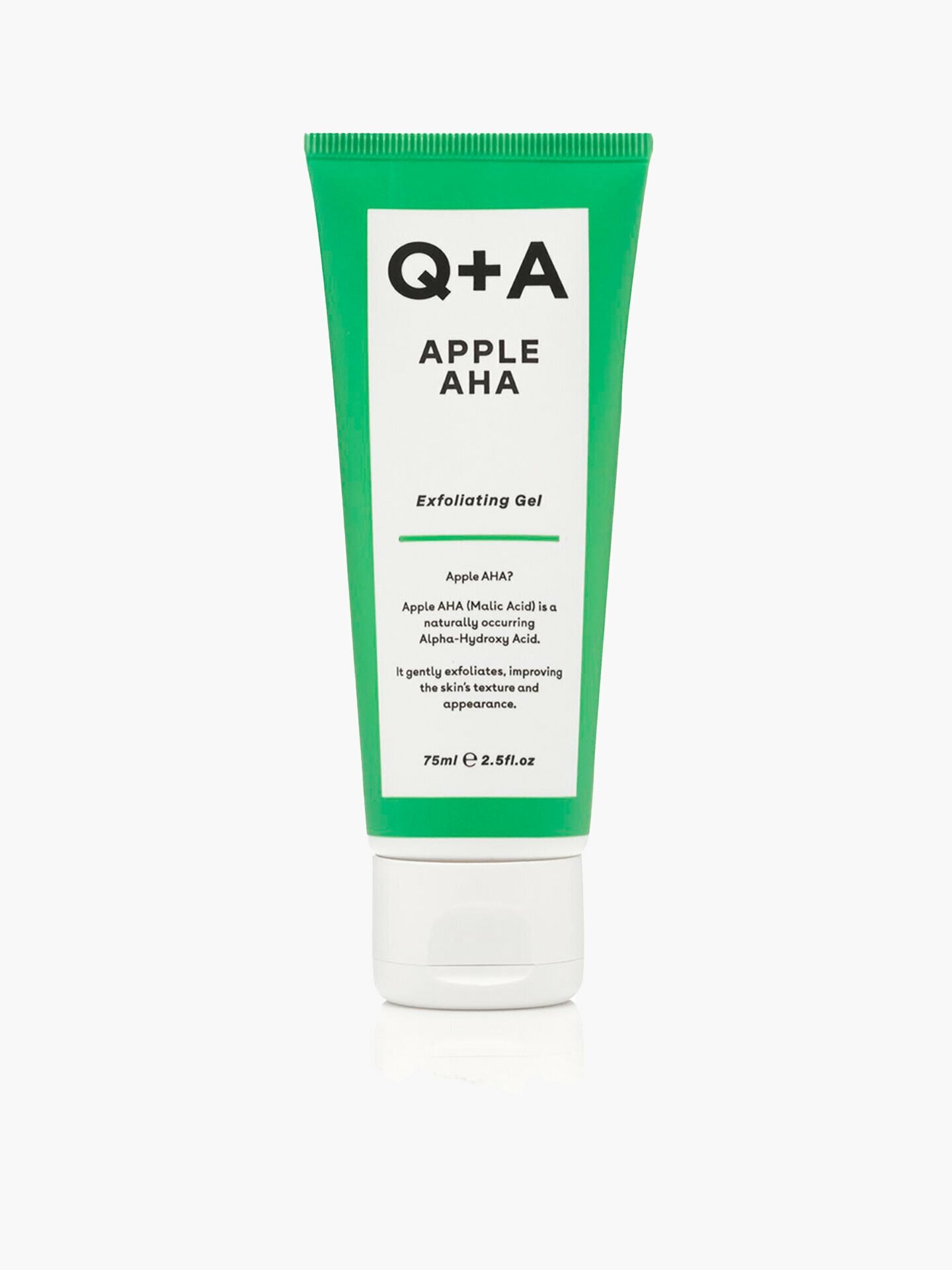 Отшелушивающий гель для лица Q+A APPLE AHA 75мл