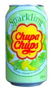 Напиток газированный Chupa Chups дыня крем, 345 мл - фотография № 1