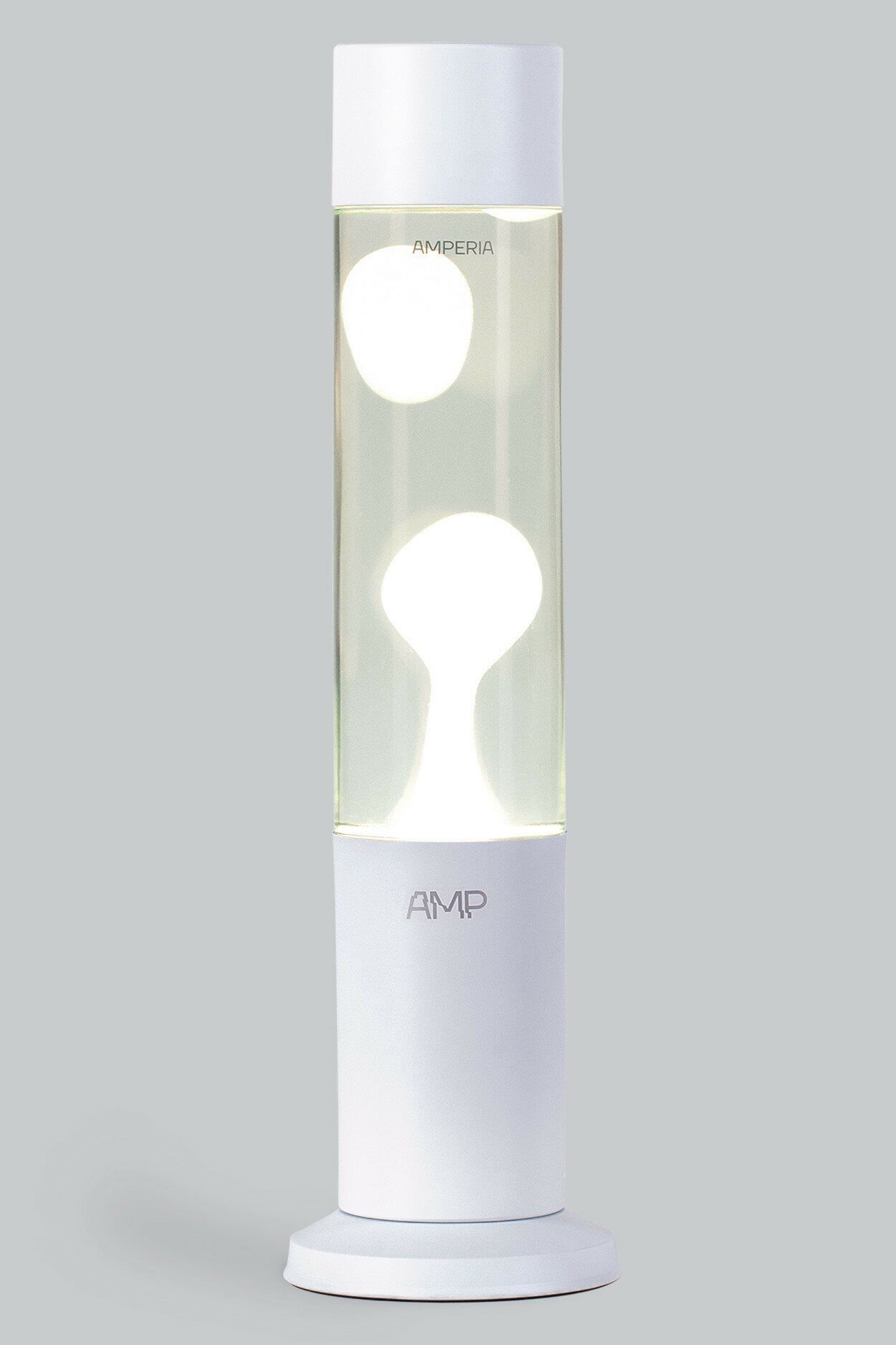 Лава лампа Amperia Tube Белая/Прозрачная (39 см) White - фотография № 4