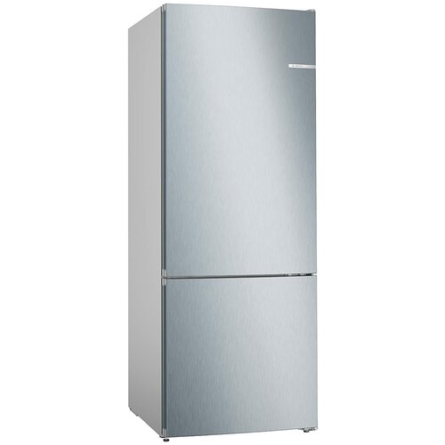 Отдельностоящий холодильник с морозильной камерой снизу Bosch KGN55VL20M Series 4, 1860x700x800, 388/142 л, 40 дБ, NoFrost, SuperCooling/SuperFreezing
