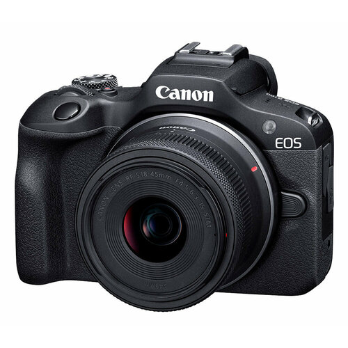 Беззеркальный фотоаппарат Canon EOS R100 Kit 18-45mm IS STM фотоаппарат canon eos 80d kit ef s 18 55mm f 3 5 5 6 is stm