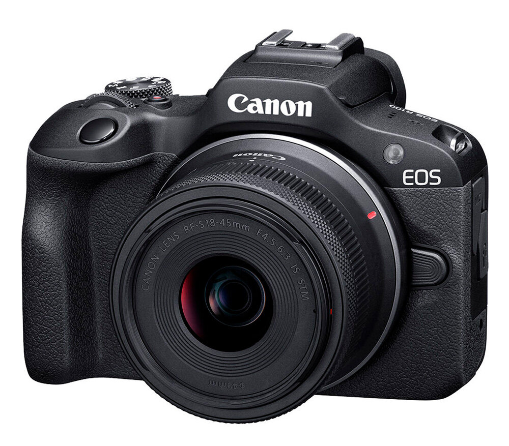 Беззеркальный фотоаппарат Canon EOS R100 Kit 18-45mm IS STM — купить в интернет-магазине по низкой цене на Яндекс Маркете