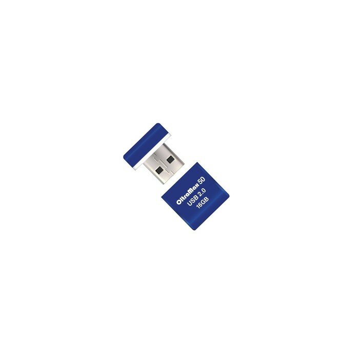 OltraMax Флешка OltraMax 50, 16 Гб, USB2.0, чт до 15 Мб/с, зап до 8 Мб/с, синяя