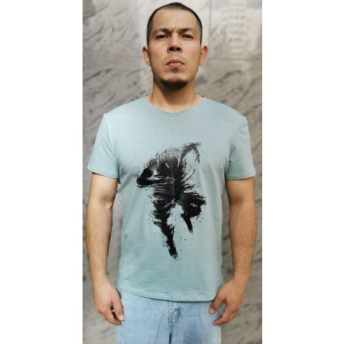 Футболка ТЮМ-ТЮМ, размер S, голубой