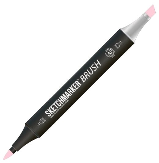 Маркер Sketchmarker Brush двухсторонний на спирт.основе цв.R104 Пуанты