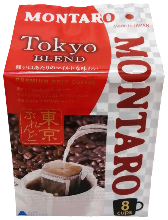 Молотый кофе MONTARO Tokyo Blend, в дрип-пакетах