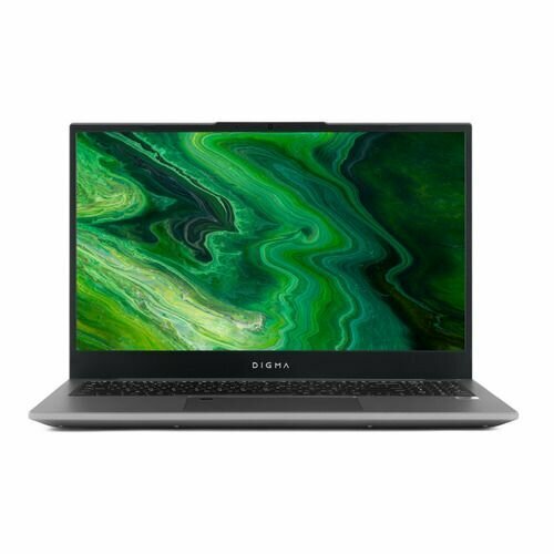 Ноутбук Digma Pro Fortis M DN15P5-8CXN01, 15.6", IPS, Intel Core i5 10210U 1.6ГГц, 4-ядерный, 8ГБ 256ГБ SSD, Intel UHD Graphics, без операционной системы, серый