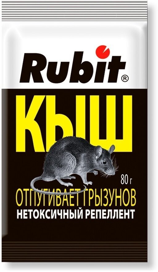 Саше-пакет "Rubit", от грызунов, "КЫШ", 80 г - фотография № 5