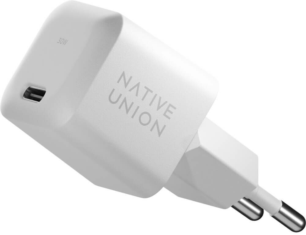 Зарядное устройство Native Union Fast GaN Charger USB-C, PD, 30Вт, белый