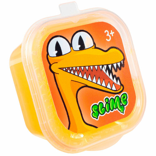 Лизун Slime Monster оранжевый SLM099 слайм slime monster в коробочке оранжевый slm099