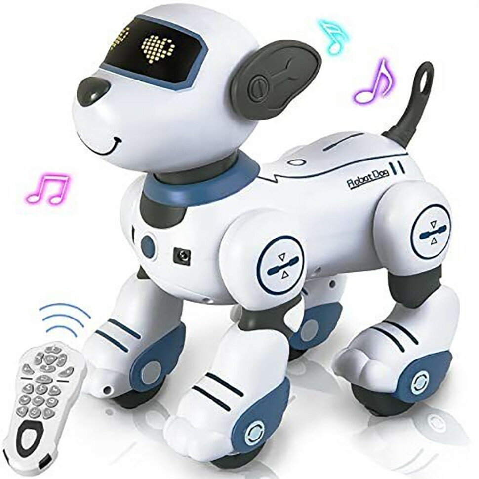 Радиоуправляемая интерактивная собака (русский звук акб) - BG1533-BLUE (BG1533-BLUE)
