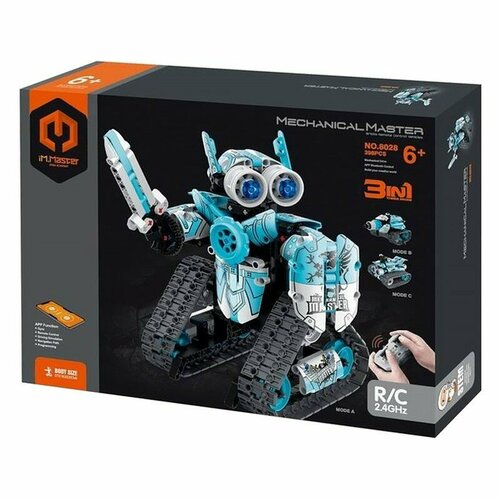 Конструктор iM.Master Голубой робот (3 в 1) на радиоуправлении 8028