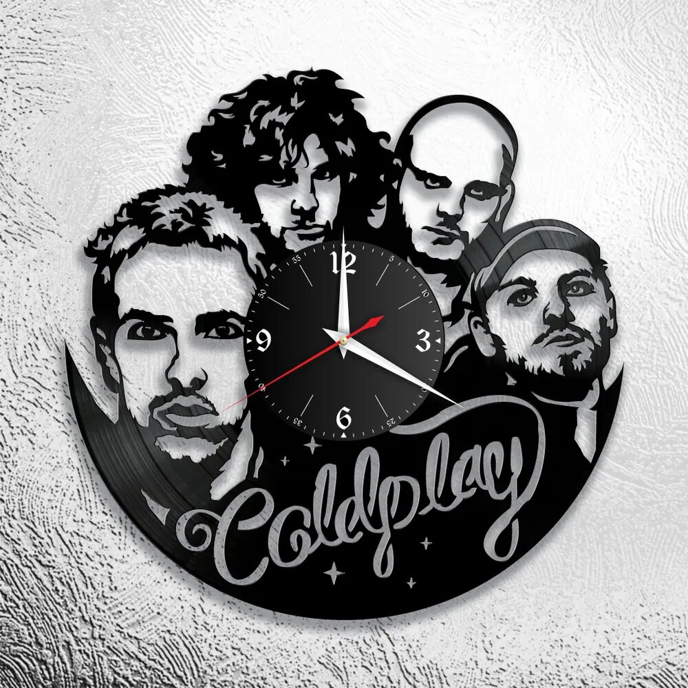 Настенные часы с группой Coldplay, Christopher Anthony Martin