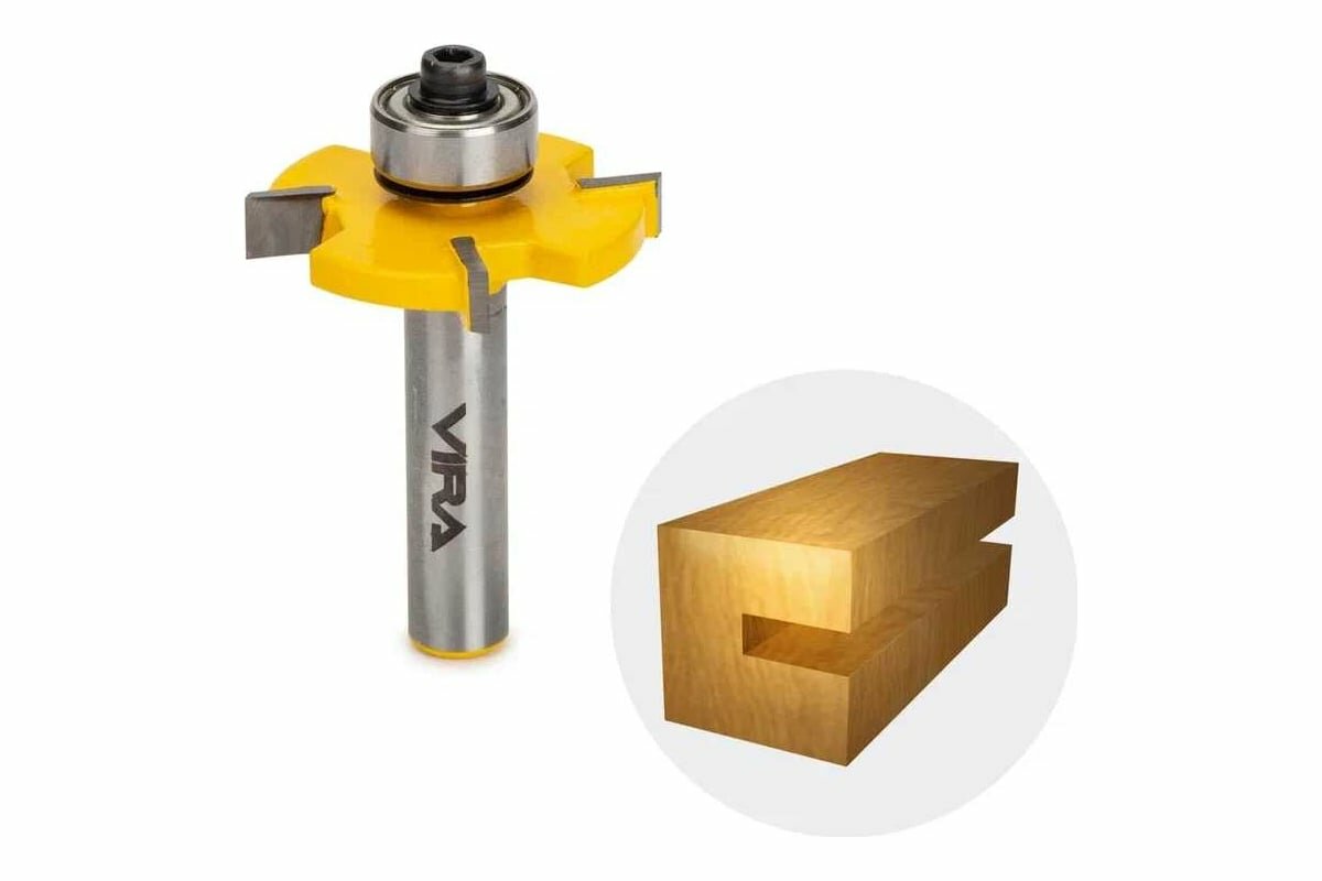 Фреза кромочная дисковая (32х5 мм; подшипник 12.7 мм; хвостовик 8 мм) VIRA 553371