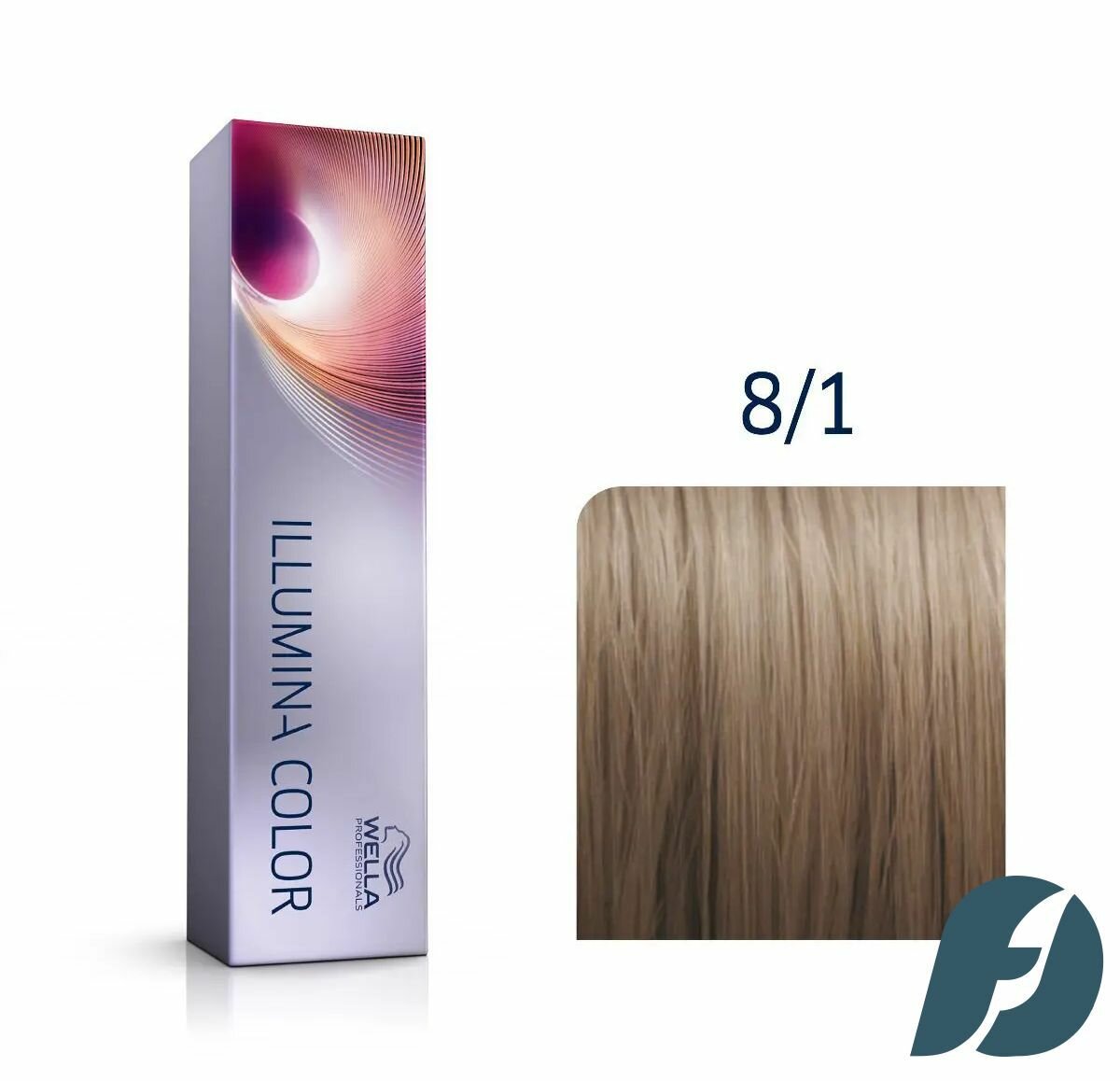 Wella Professionals Illumina Color крем краска для волос 60 мл - Иллюмина 8/1 Светлый блонд пепельный