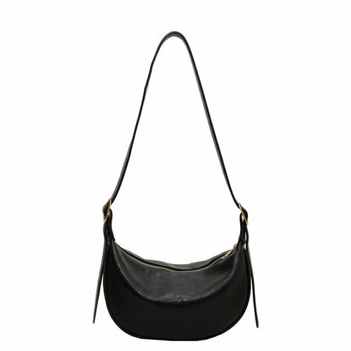 Сумка хобо ECS фактура рельефная черный 2100₽