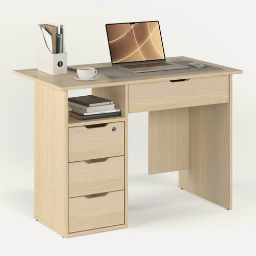 Изображение товара Письменный стол 007063ЛЯ (цвет: дуб молочный)
