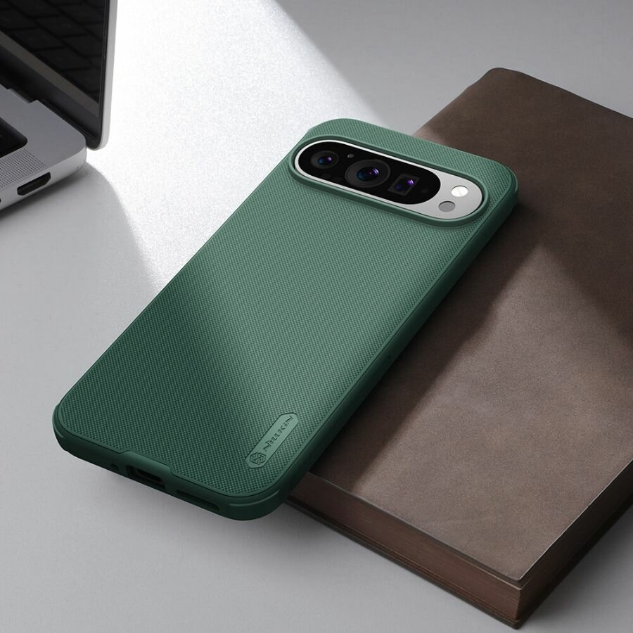 Чехол Nillkin Super Frosted Shield Pro Magnetic для Google Pixel 9 / Pixel 9 Pro зеленый — фото 1