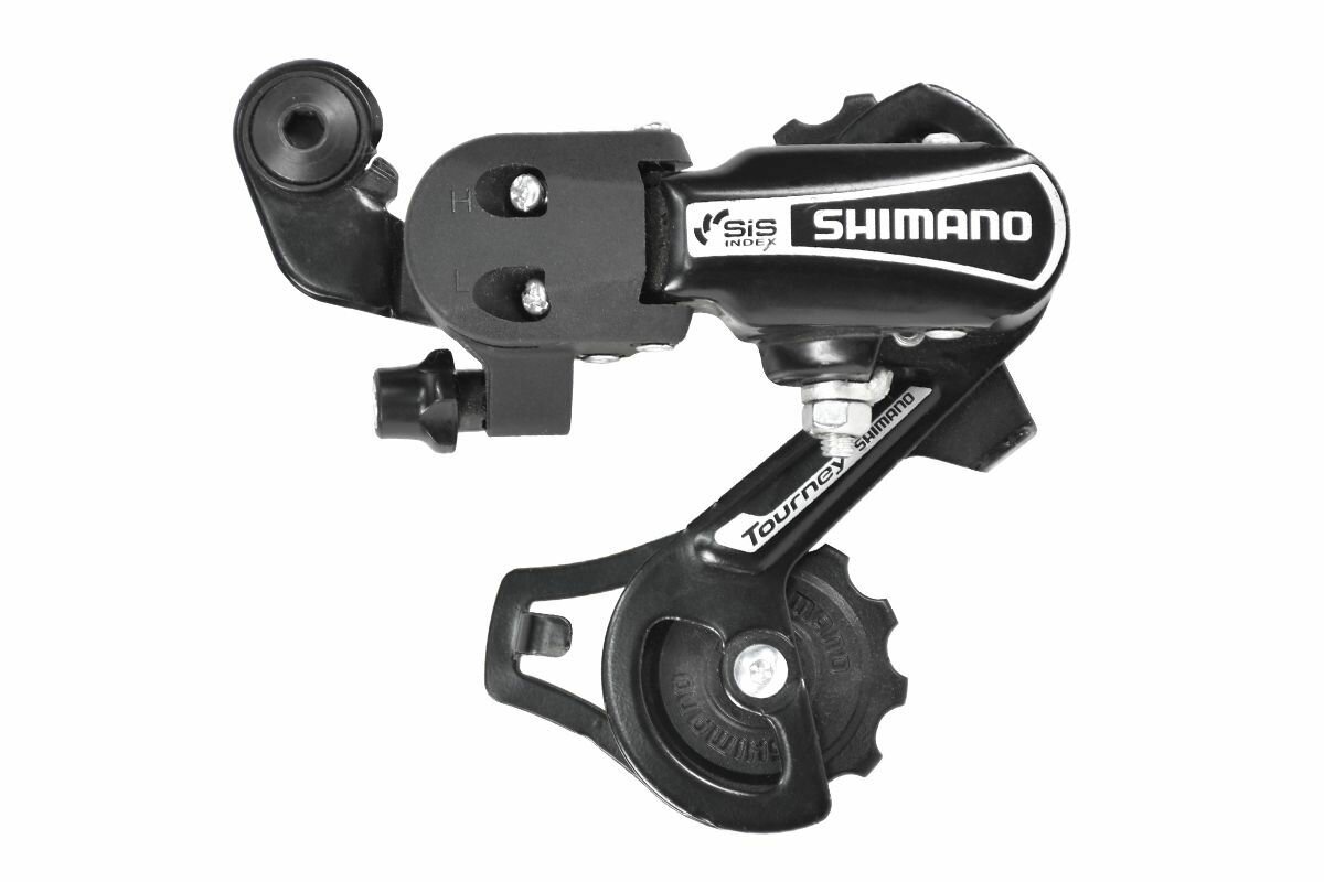 Переключатель задний SHIMANO Tourney ARDTY21BSSDL 7 speed, короткая лапка, черный
