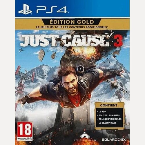 Изображение товара Игра Just Cause 3 Gold Edition (PS4) SQUARE ENIX Blu-ray диск 18+