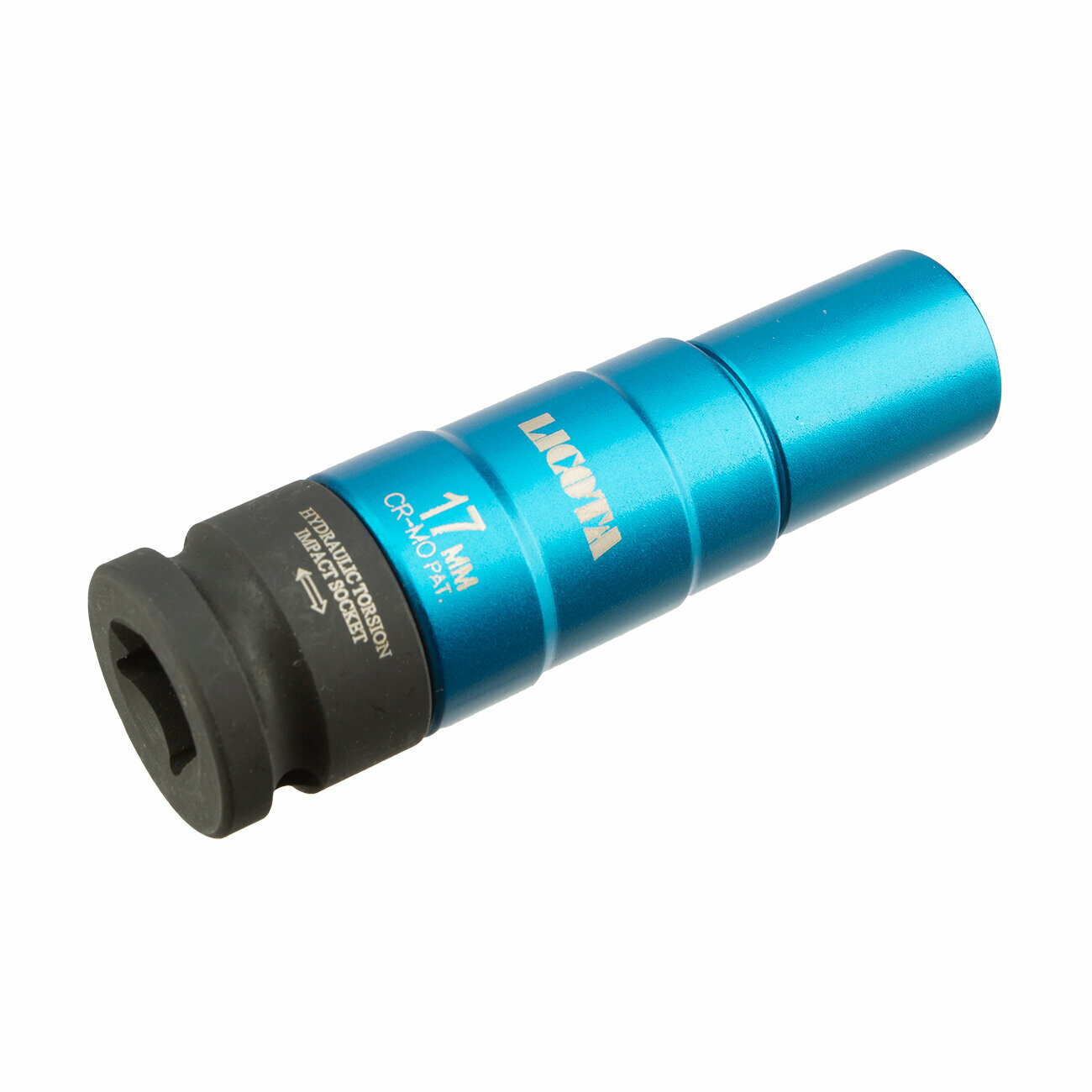 Licota PAW-TL417H Головка, 1/2", 17 мм, торцевая, 6-гранная, ударная, глубокая, для литых дисков, торсионная