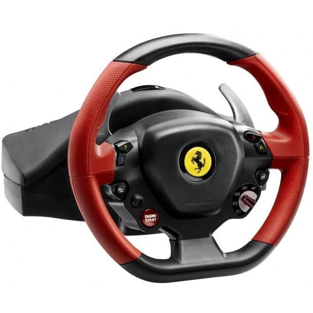 Руль Thrustmaster Ferrari 458 Spider Racing Wheel + педали красный черный