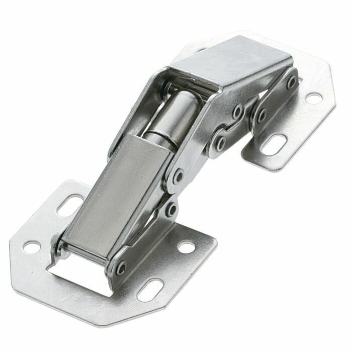 Петля накладная Amig мод. 15-100 быстр. монтаж SN (636) никель комплект 2 шт.