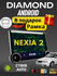 Авто монитор Android Diamond Cobalt, Gentra, Spark, Nexia 1, 2, 3, Damas, Matiz