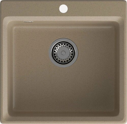 Изображение товара Мойка кухонная GranFest Level LV-510 51x50, квадратная, бежевая, матовая, российская
