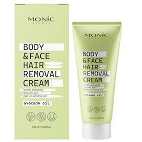 Крем для депиляции Monic Beauty с маслом Авокадо, для всех типов кожи, 100 мл