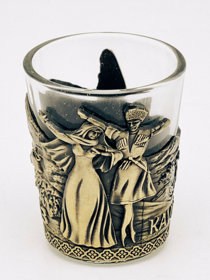 Стопка с металлической подставкой "Кавказ"