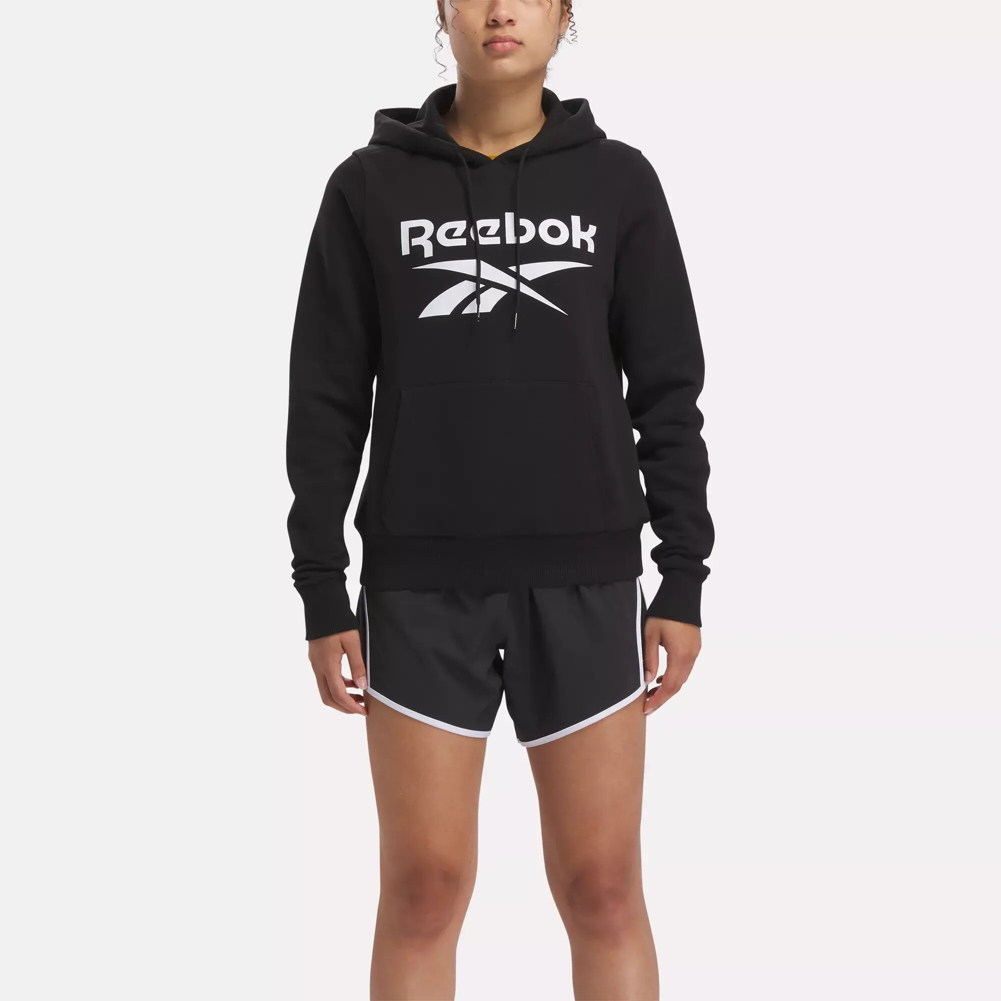 Худи Reebok Identity Big Logo, размер 2XL INT, , черный