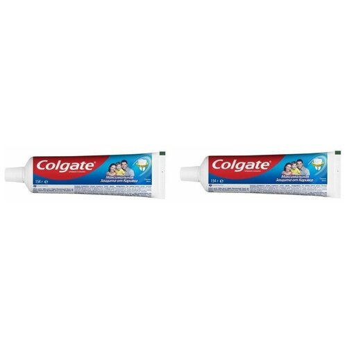 Colgate, зубная паста защита от кариеса, свежая мята, 100 мл, 2 шт