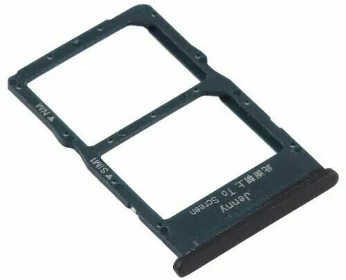 Держатель (лоток) SIM карты для Huawei P40 lite черный