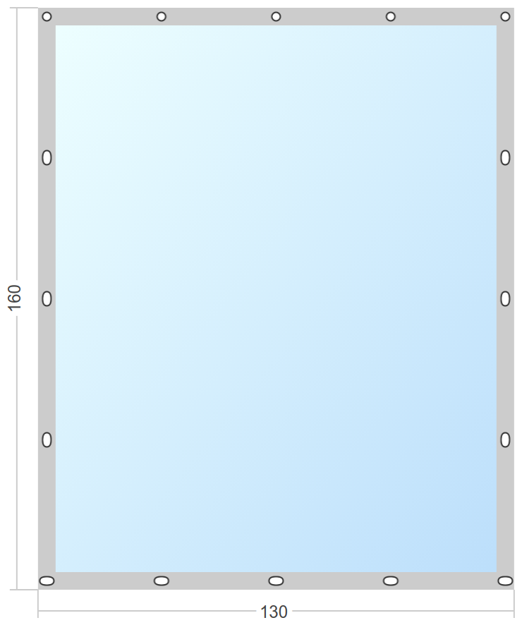 Мягкое окно Софтокна 130х160 см, Прозрачная пленка 0,7мм, Французский замок, Серая окантовка, Комплект для установки - фотография № 3