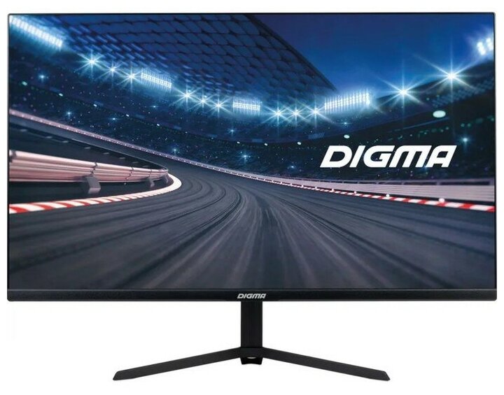 Монитор Digma DM-MONG2420, 23.8", IPS, 1920x1080, 144Гц, 1 мс, HDMI, DP, чёрный